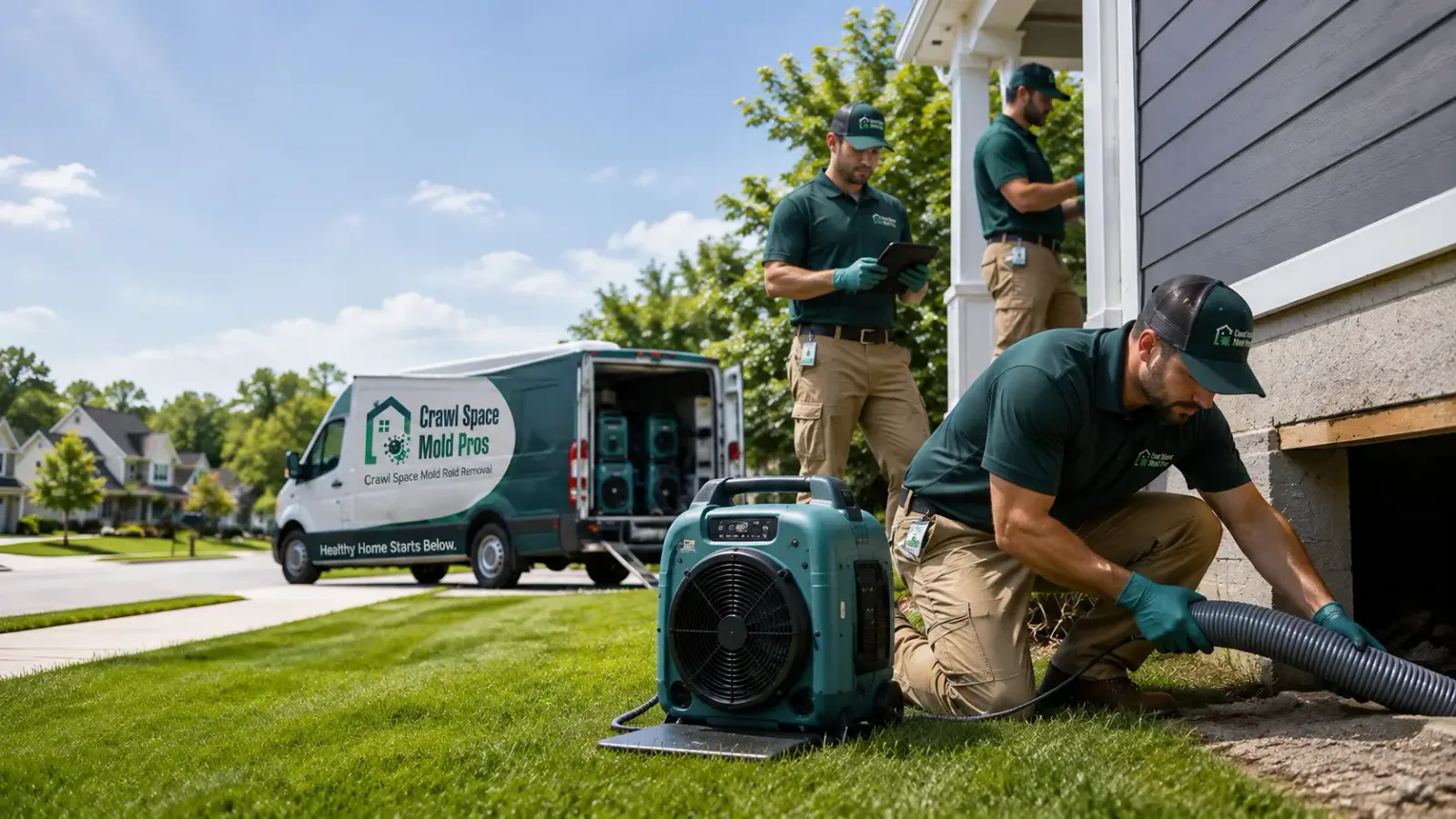 Crawl Space Mold Removal in Maple Park, IL